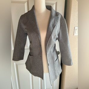 Vintage gray pattern blazer size 9/10